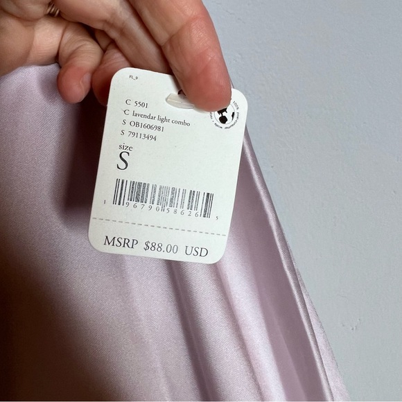 Free People NWT Heart Eyes Half Slip Skirt in Lavender - Picture 8 of 9